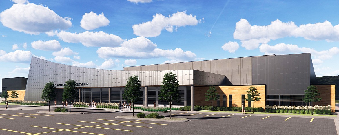 A rendering of the Paul D. Wachholz College Center which is scheduled to be completed at Flathead Valley Community College in January 2022. (Courtesy photo)