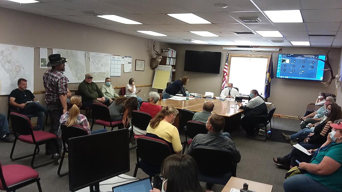 Mineral County residents were out in force at last week’s meeting to find out what is happening in the Sheriff’s Office. (Monte Turner/Mineral Independent)