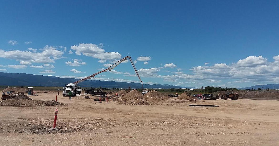 Work recently began on a new Veterans Administration clinic in Missoula. Officials hope to begin seeing patients early in 2022. It is anticipated the clinic will serve veterans from all over Western Montana. (Monte Turner/Mineral Independent)