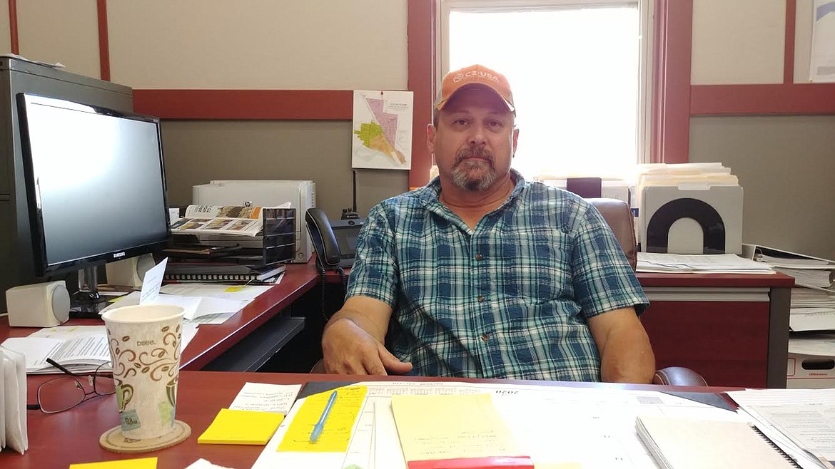 Plains Mayor Dan Rowan is overseeing a number of sewer and water improvement projects in town this year. (Chuck Bandel/Valley Press)