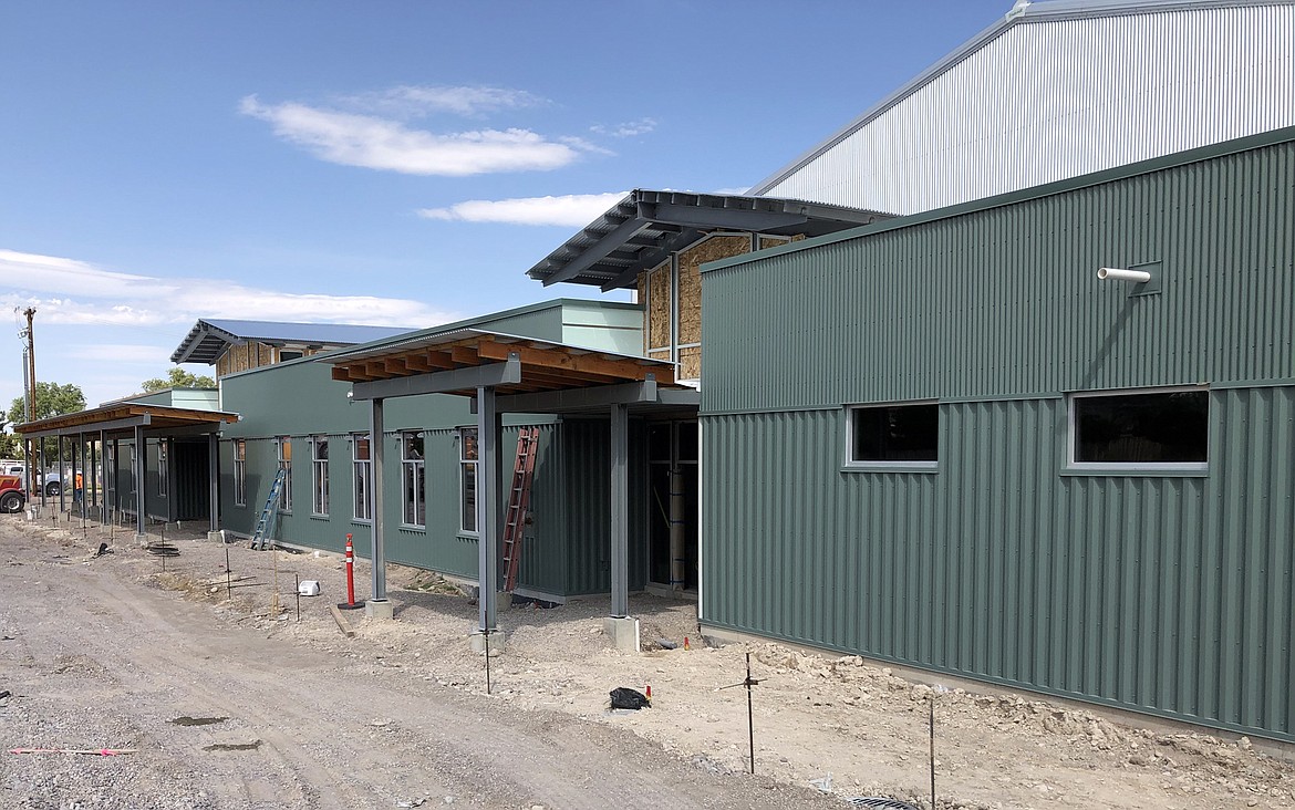 The exterior construction progress of the new Polson Boys and Girls Club. (Photo provided by the Boys and Girls Club)