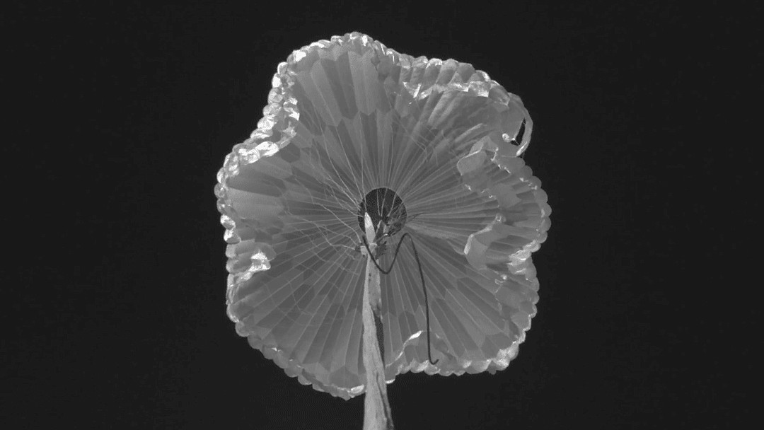 The third and final test of the Mars 2020 Perseverance rover’s landing parachute was done on Sept. 7, 2018.