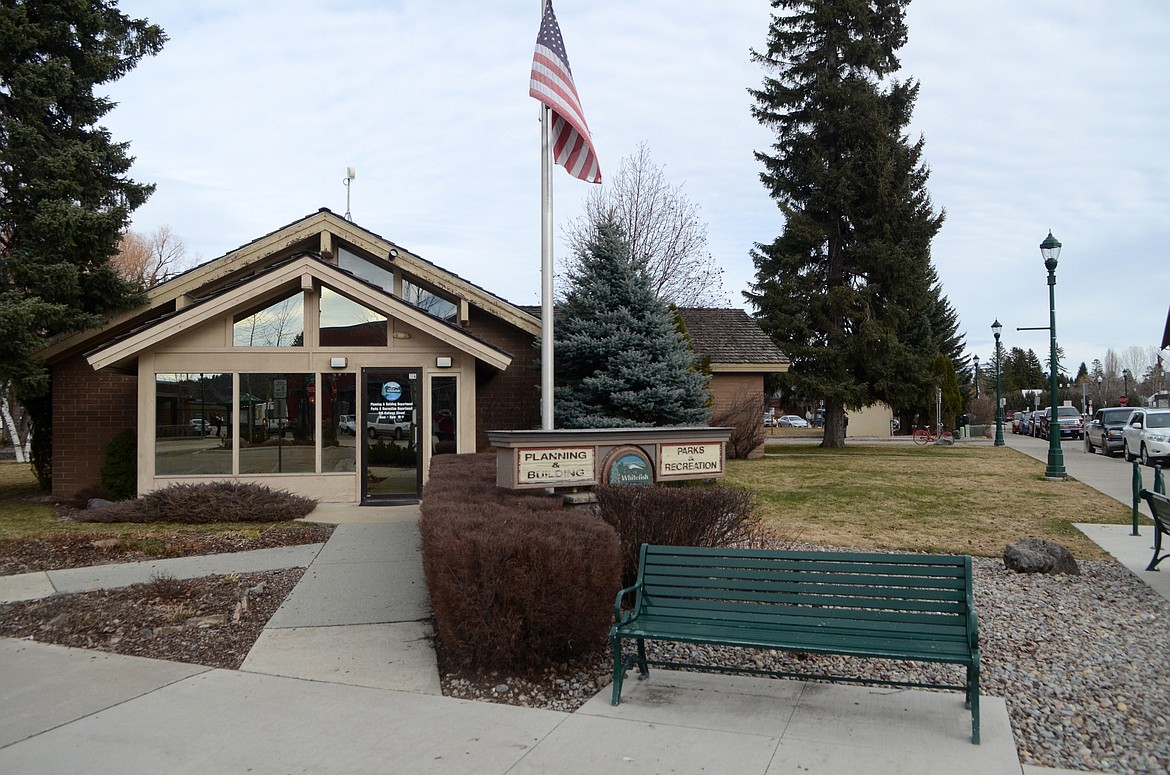 One of the first major projects in the upgrades to Depot Park was the removal the city's building that housed the parks and recreation and planning department offices. (Heidi Desch/Whitefish Pilot file)