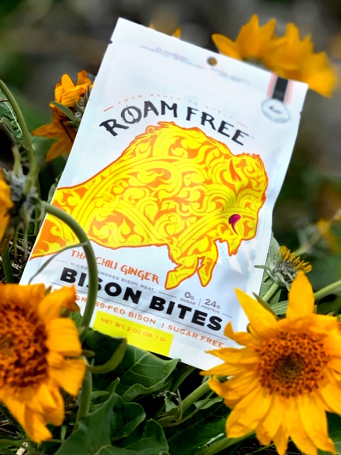 Roam Free Ranch offers bison jerkey in four flavors. (photo provided)
