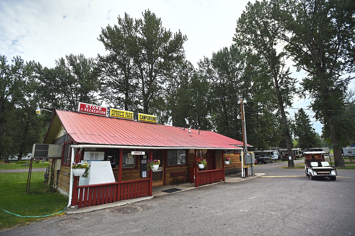 The store at the Spruce Park On the River RV Park & Campground in Evergreen on Thursday, Aug. 6. (Casey Kreider/Daily Inter Lake)