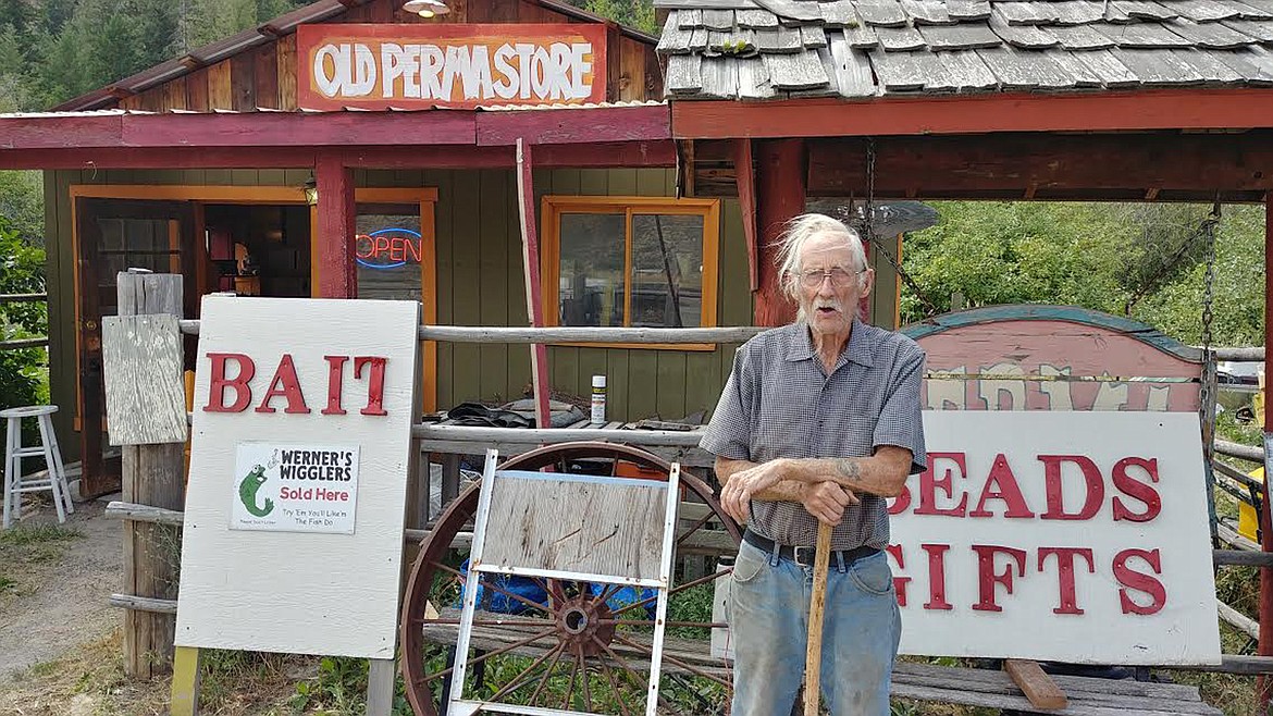 Harold Shaw stands in front of his Old Perma Store, one he has run for several decades. (Chuck Bandel/Valley Press)