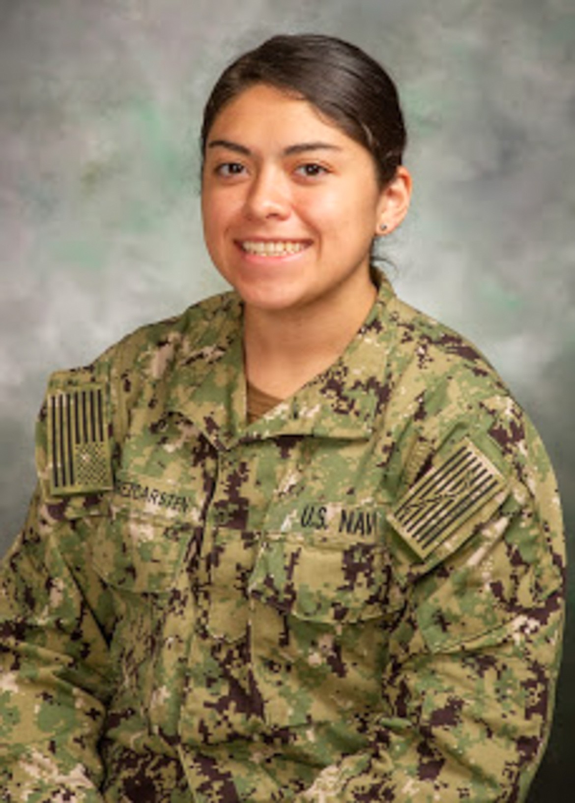 As a member of the U.S. Navy, Hospitalman Apprentice Julia Gutierrez-Carsten has worked on the front line of the fight against the coronavirus pandemic.