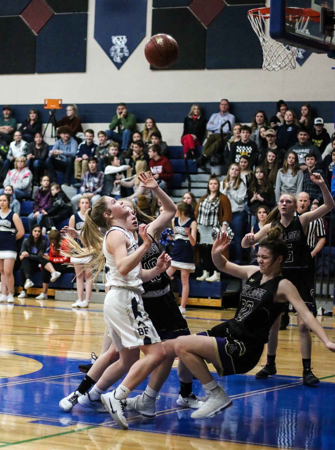 Photo by MANDI BATEMAN 
 The lady Badgers won their last regular season game.