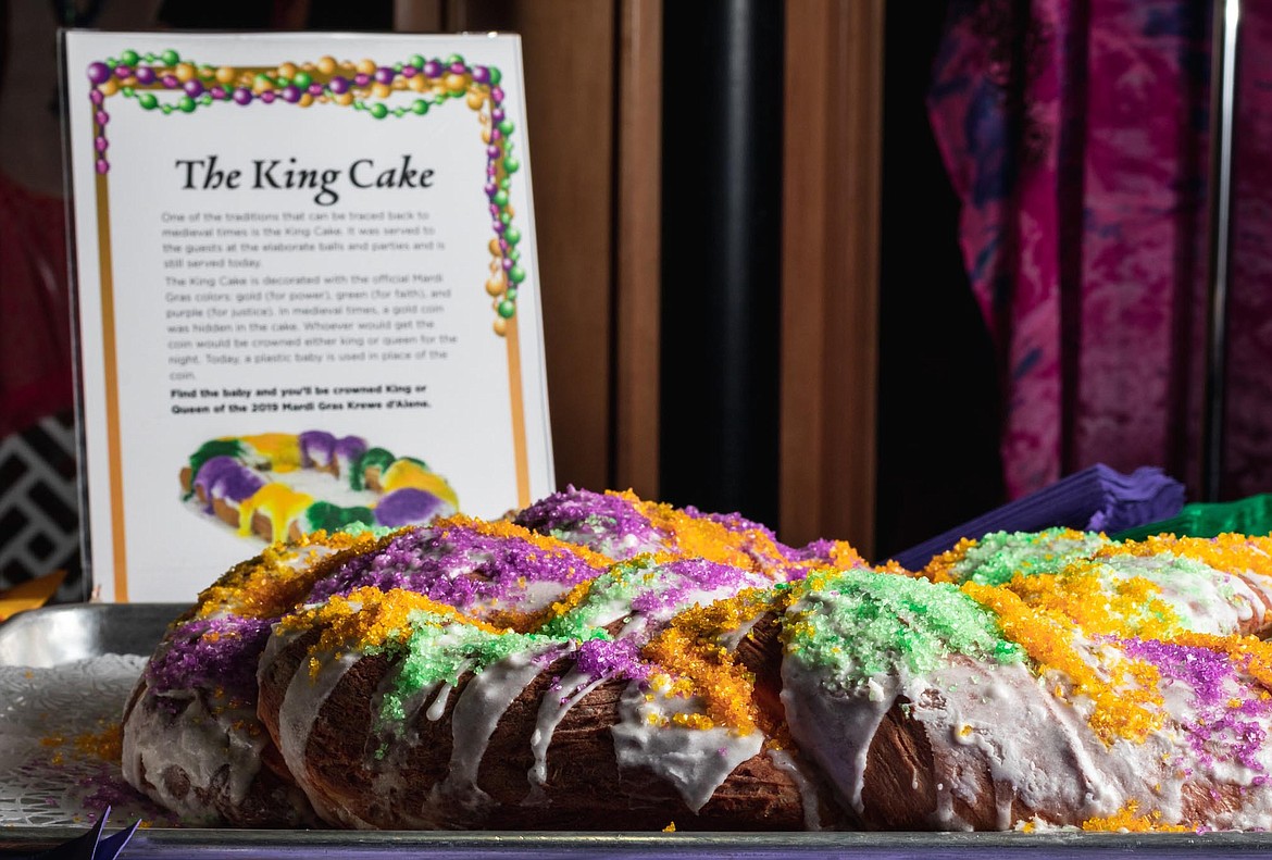 In Mardi Gras tradition, those who find the baby in the king cake will be granted luck and prosperity.