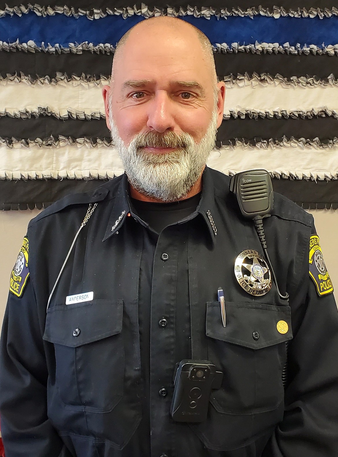 Bonners Ferry Police Officer and new School Resource Officer, Dale Anderson.