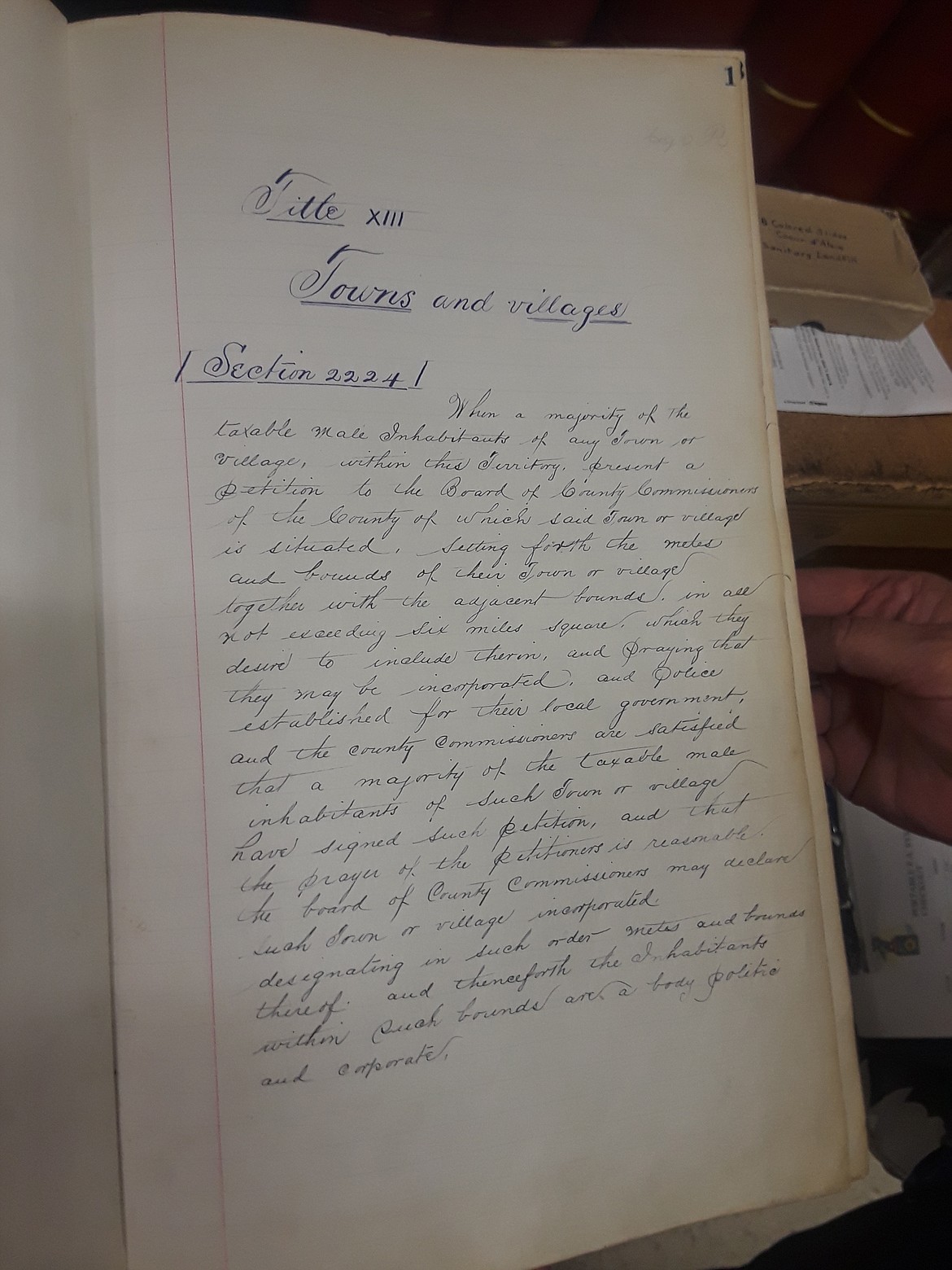 The craftsmanship that went into documenting the earliest Coeur d'Alene council meetings could be permanently forgotten, according to clerk Renata McLeod, as fading ink and deteriorating bindings are prompting her efforts to save the old documents and meeting minutes. (CRAIG NORTHRUP/Press)