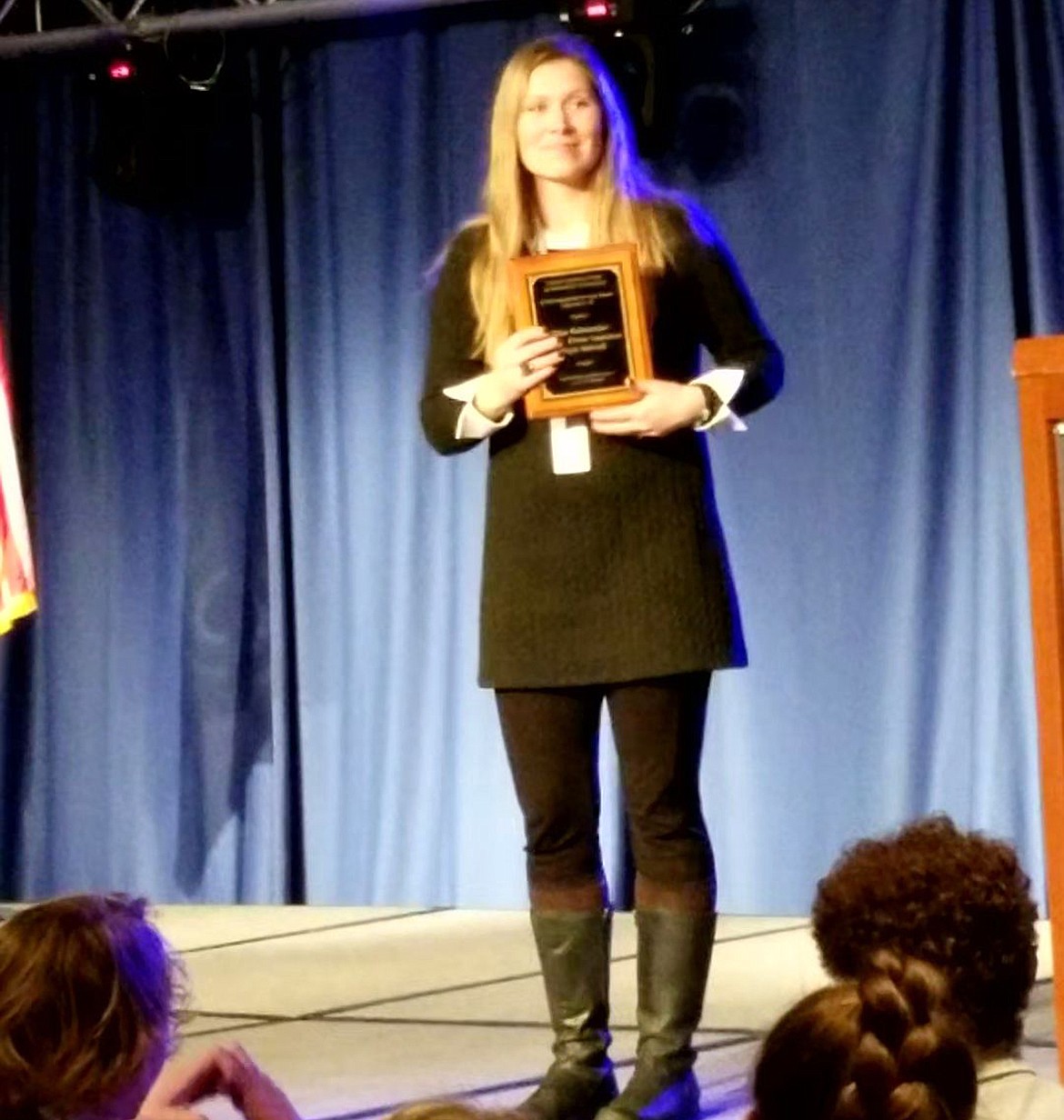 Priest River Lamanna High School’s Kim Colombini was chosen as the Region I and II advisor of the year at the recent Idaho Association of Student Councils state leadership conference in Boise.