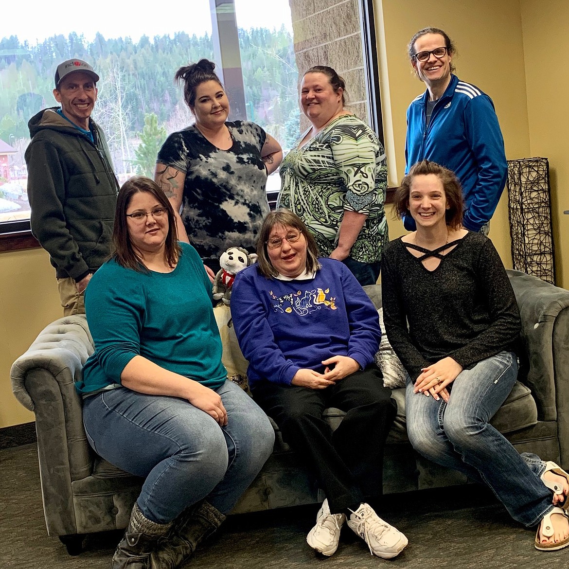 Courtesy photo 
 Employees of Inclusion North (backrow from left): Joe Hutchinson, Shaela Bruntmyer, Michelle Clark and Jason Lowry. Front row: Stephanie Taylor, Corina Cate and Amanda Knesek, program director.