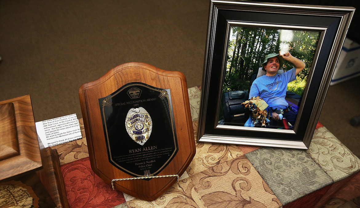 Ryan Allen was named an honorary police officer in Utah after he gave out more than 2,000 bicycle helmets to children.