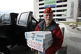 Marines come through with emergency pizza