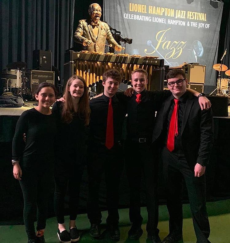 Coeur d’Alene Charter Jazz Bus, a combo directed by Charter band instructor Michael Harrison, was named the AA Instrumental Combo winner at the Lionel Hampton Jazz Festival at the end of February.