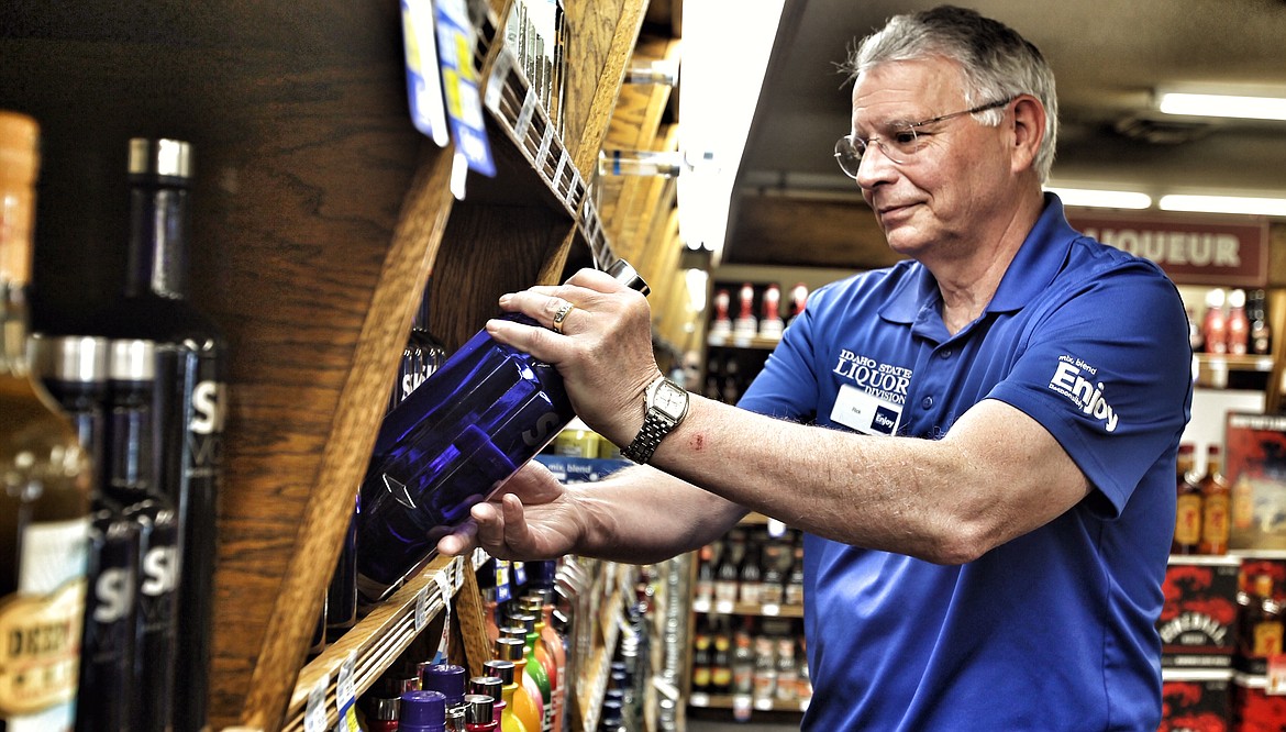 State liquor store manager Rick Shenfield, who operates the East Sherman store in Coeur d’Alene, said sales lost because of bar and restaurant closures have been made up through retail sales as more people buy liquor to consume at home.