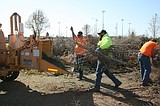 Spring cleaning means work for Moses Lake’s wood chipper