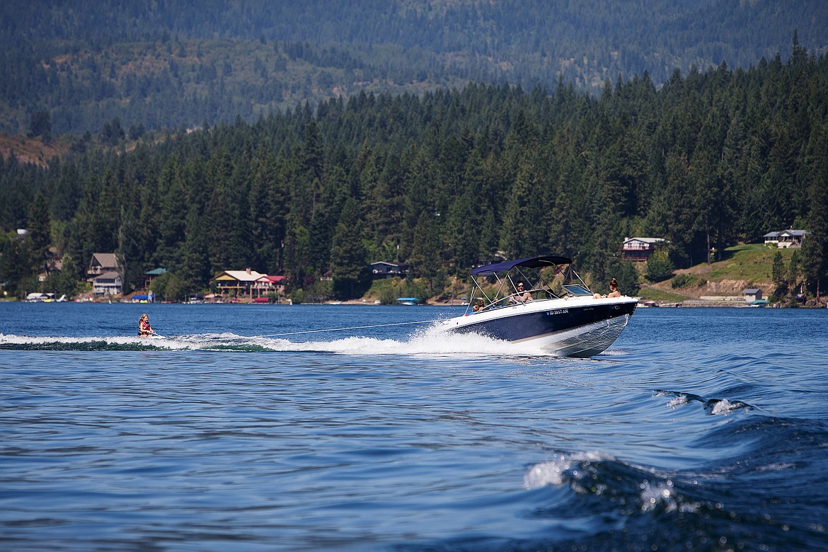 Boating on Lake Coeur d’Alene is a popular summer activity and vital to the local economy of small communities such as Harrison.