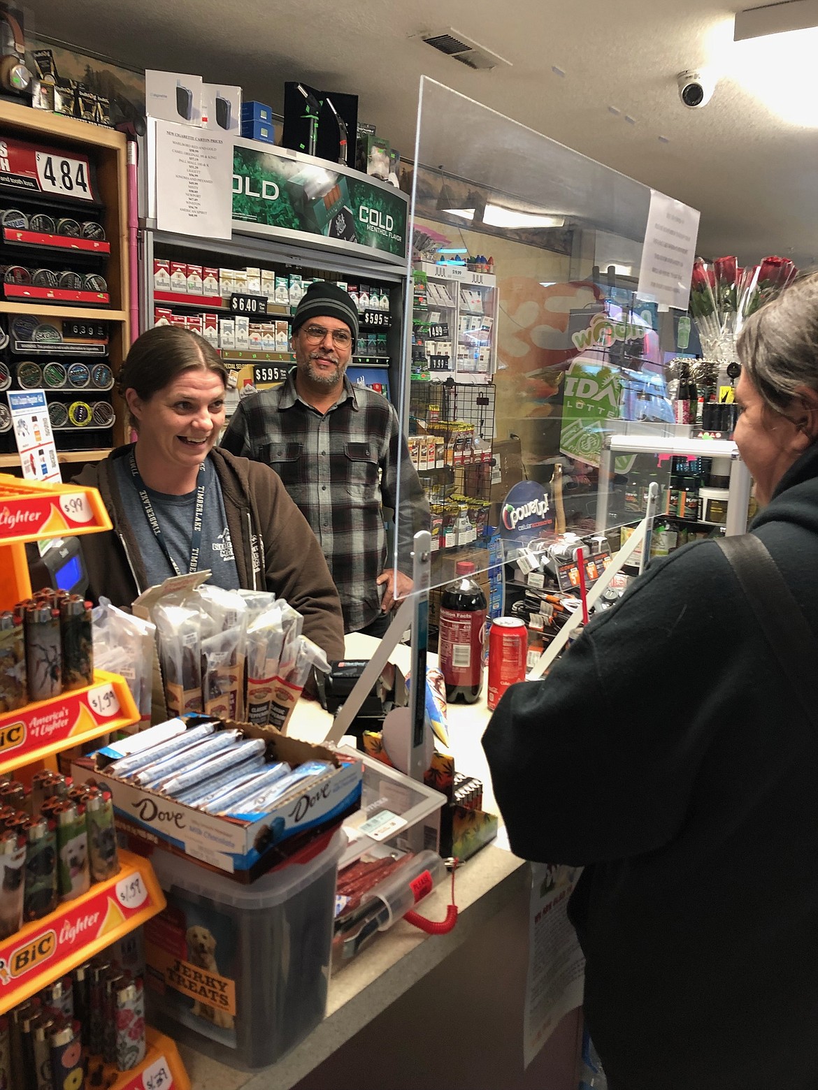 Cammie Bell and Swarn Gill wait on a customer at Little Town Market Wednesday. Bell said the store has had trouble keeping reliable inventory since the COVID-19 pandemic began. Little Town Market is one of Idaho’s small businesses that employs most of the state’s workers. Small businesses are the focus of Support Local Gems, a 10-week push to encourage consumers to shop locally.