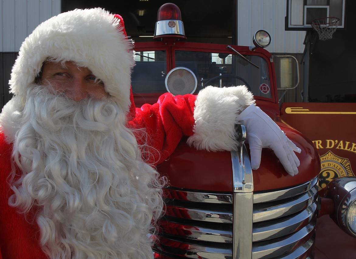 Frieman Scott Robinson will be among firefighters to cruise Coeur d’Alene streets through Sunday collecting food for the Panhandle Area Council as part of a Sanata in Quarantibe food drive organized by the fireman’s union.
Ralph Bartholdt