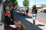 End-of-school activities go on outside at Frontier Middle School