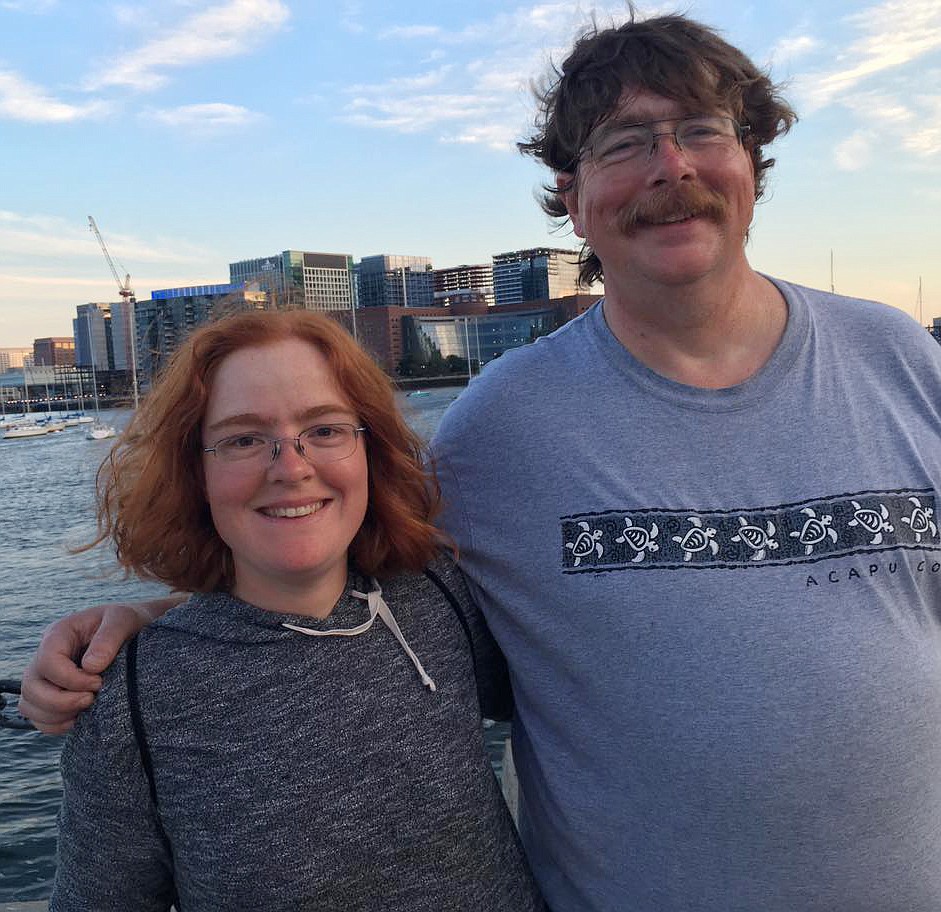 Sarah Mitchell and her dad, Doug Park, of Rathdrum, are seen here in Boston, about 20 minutes from where Mitchell works for a software company in Massachusetts. Park will graduate with his master’s in computer science from the University of Idaho this semester, a program through which Mitchell received her bachelor’s in 2007.