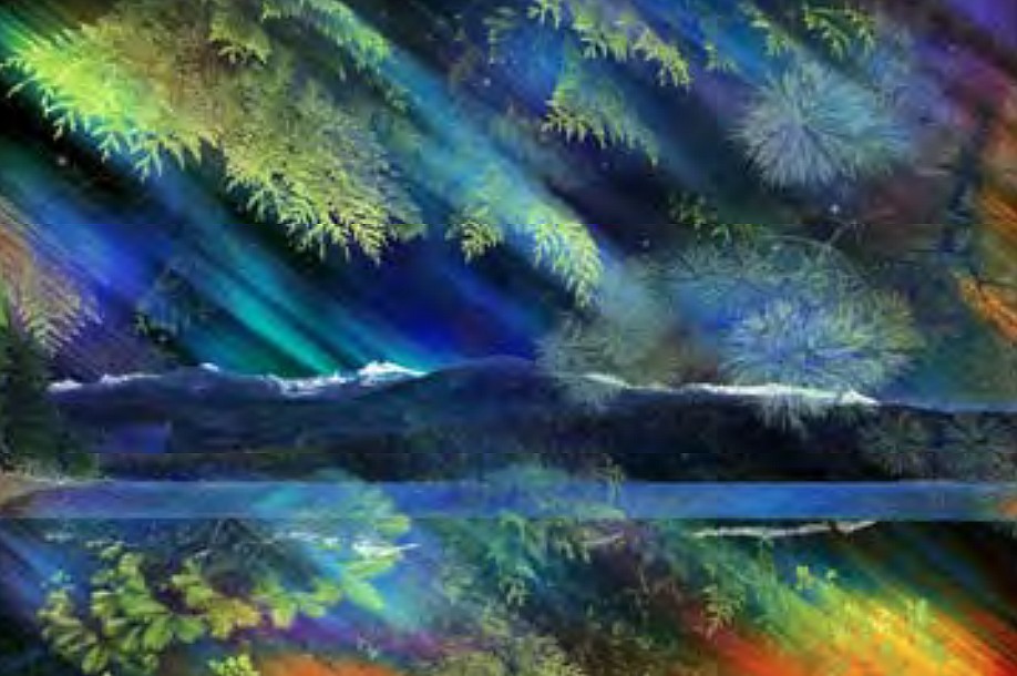 “Lake Aurora” by Gay Waldman (Courtesy City of Coeur d’Alene)