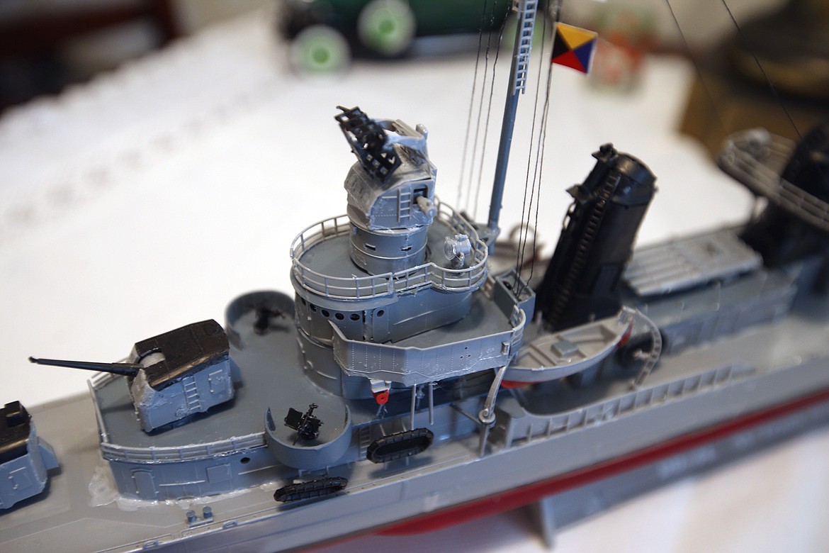 BILL BULEY/Press 
 A detailed look at the model of the USS Frank Fletcher.