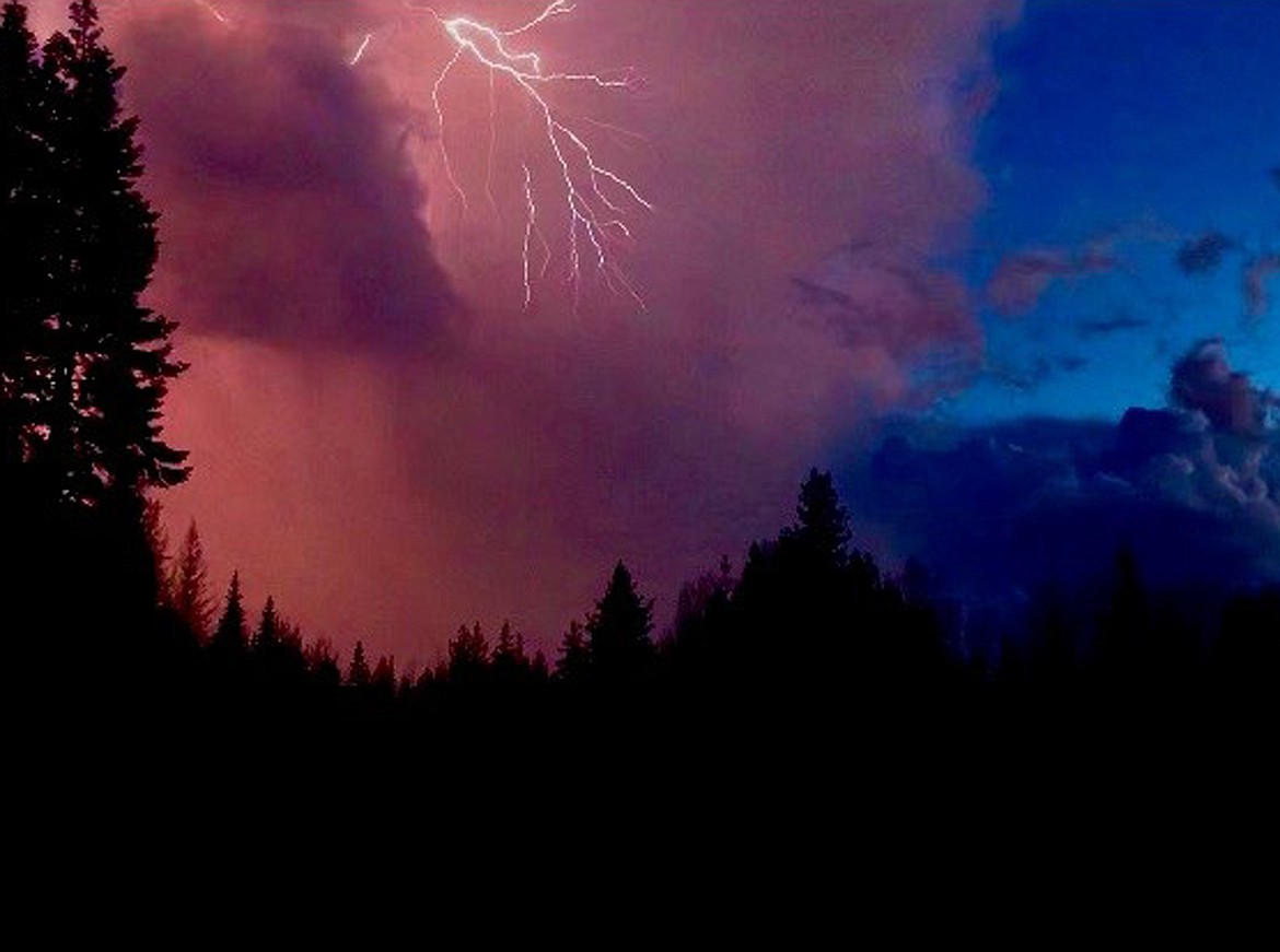 Taylor Riley captured this Best Shot of a recent lightning storm. If you have a photo that you took that you would like to see run as a Best Shot or I Took The Bee send it in to the Bonner County Daily Bee, P.O. Box 159, Sandpoint, Idaho, 83864; or drop them off at 310 Church St., Sandpoint. You may also email your pictures in to the Bonner County Daily Bee along with your name, caption information, hometown and phone number to bcdailybee@bonnercountydailybee.com.