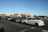 Informal car show, cruise fill streets