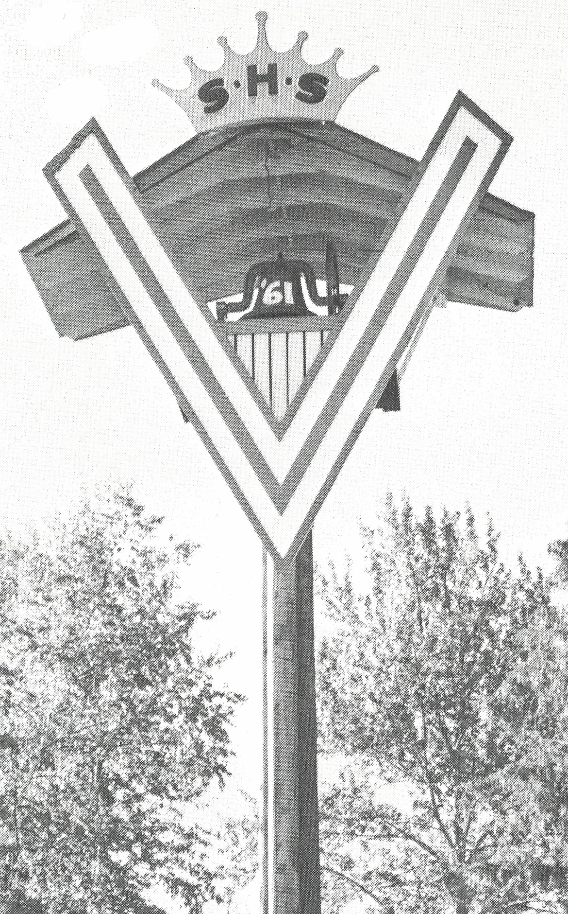 (Courtesy photo) 
 This photo shows the original Victory Bell that was installed in 1960.