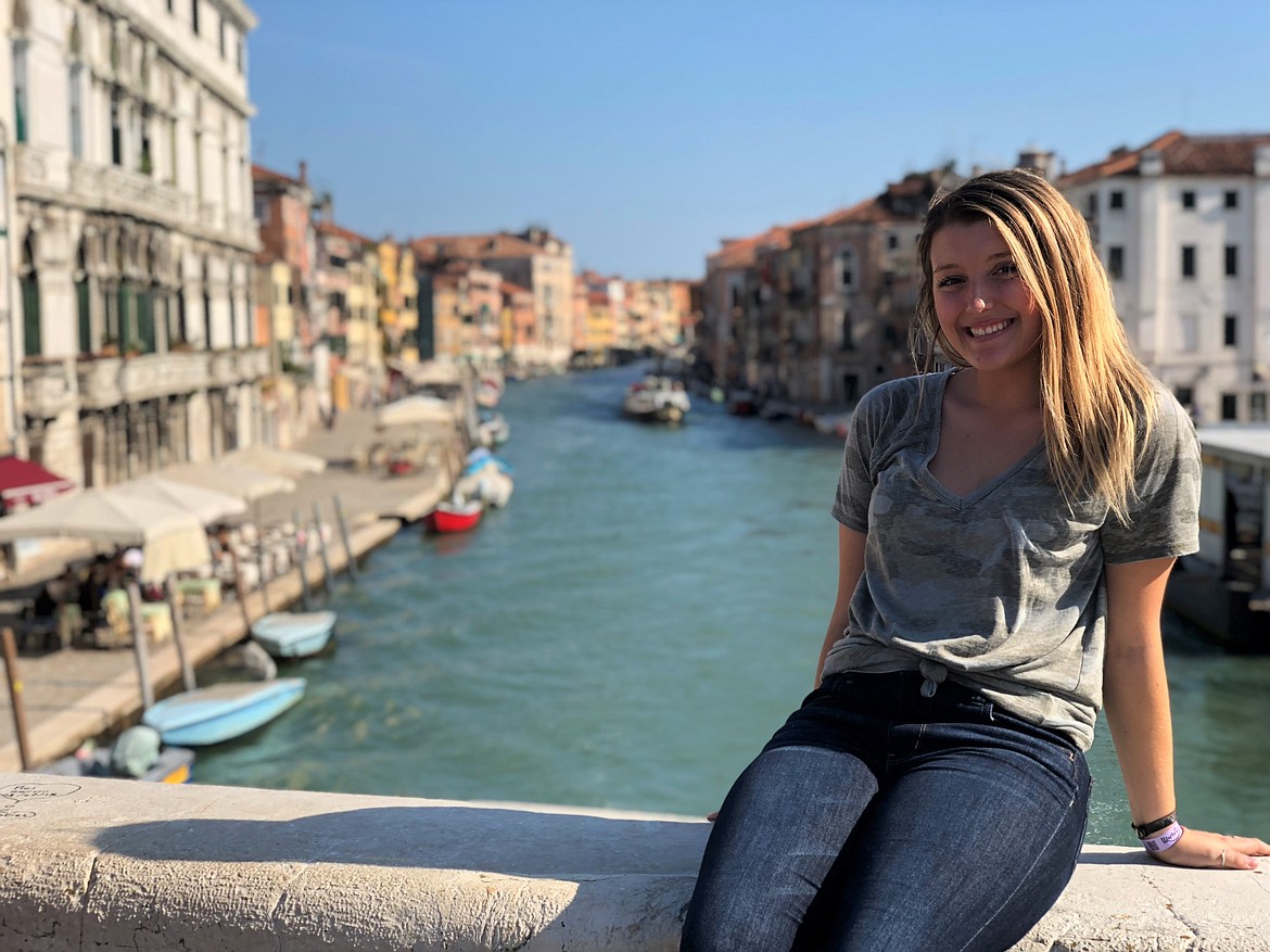 (Courtesy photo) 
 Sage Saccomanno spent her junior year studying abroad in Italy. She visited 13 countries in Europe while she was there and won't ever forget that experience.