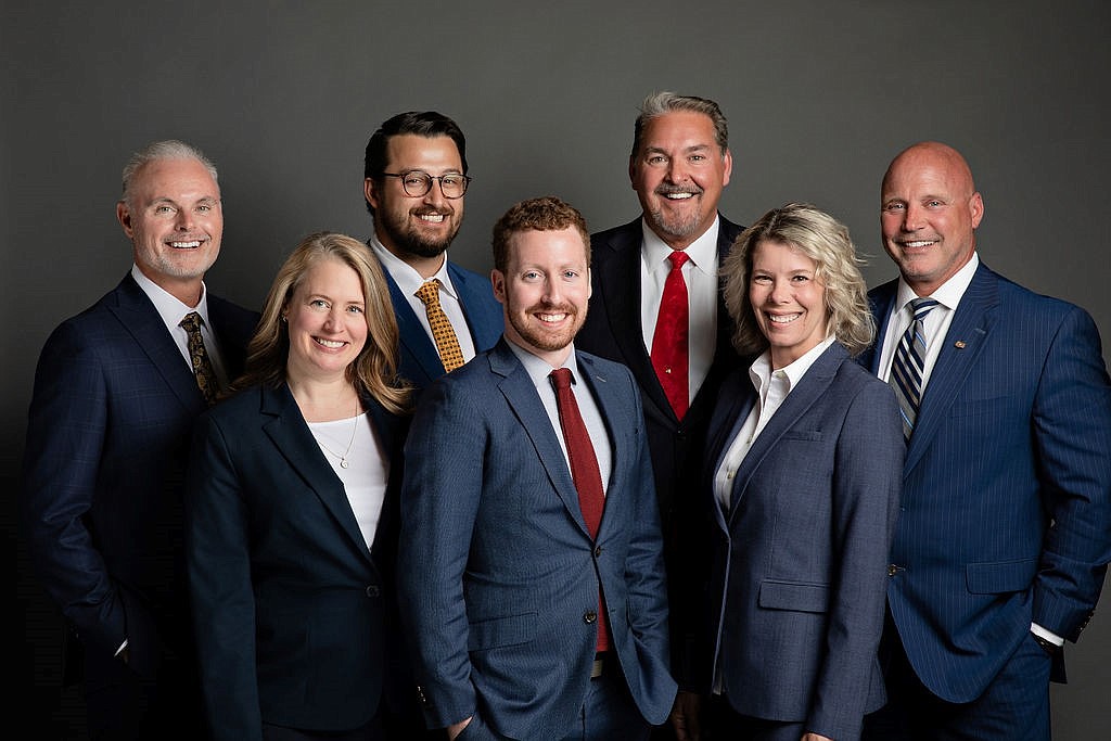 The Coeur Private Wealth Management team has joined Raymond James Financial Services in Suite 120 of the River View Tower building, 2100 Northwest Blvd. Staff includes, front from left, Heather Bloom, Chris Dallenbach and Heather Bolster; and back row, Joe Anderson, Tyler Anderl, Jeff Smith and Matt Lyman.