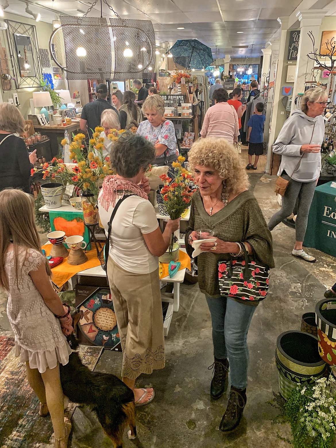 ArtWalk participants gather in Mix It Up on Sherman Avenue last summer. The Coeur d’Alene Arts and Culture Alliance announced live summer concerts and events will take place this summer, beginning with an ArtWalk from 5 to 8 tonight. (Courtesy photo)