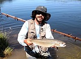 Another record tiger trout  caught in Deer Creek Reservoir