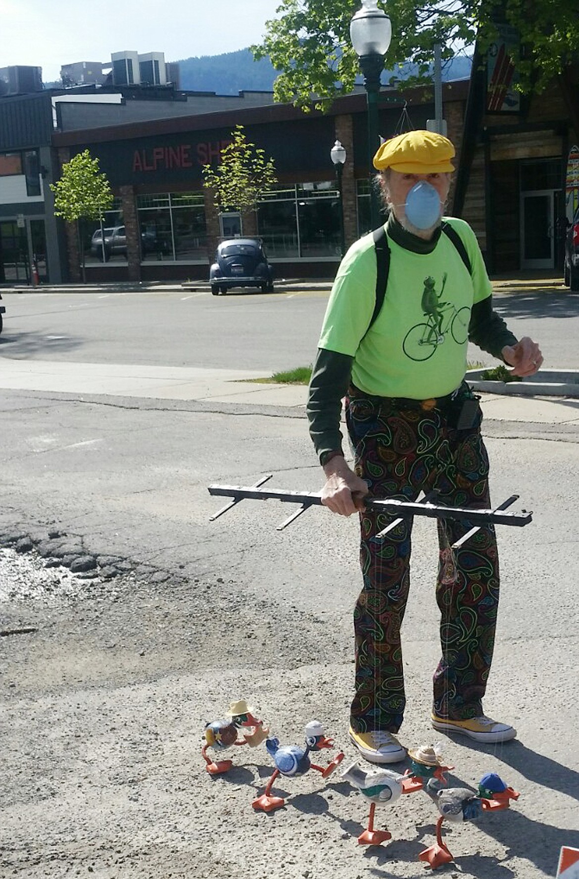 Nannette Heintzelman captured this Best Shot of Jerry Luther showing off his ducks on the opening day of the Farmers Market in mid-May. If you have a photo that you took that you would like to see run as a Best Shot or I Took The Bee send it in to the Bonner County Daily Bee, P.O. Box 159, Sandpoint, Idaho, 83864; or drop them off at 310 Church St., Sandpoint. You may also email your pictures in to the Bonner County Daily Bee along with your name, caption information, hometown and phone number to bcdailybee@bonnercountydailybee.com.