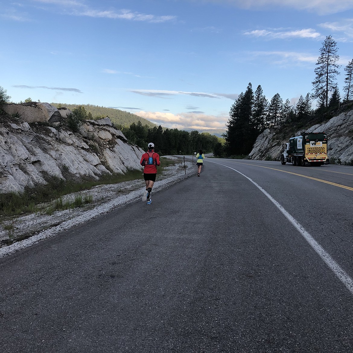 (Courtesy photo) 
 Erik Olson recently ran 52 miles representing the 52 days the Farmin Stidwell Elementary principal went without seeing his 565 students after the novel coronavirus pandemic caused the state's schools to close.