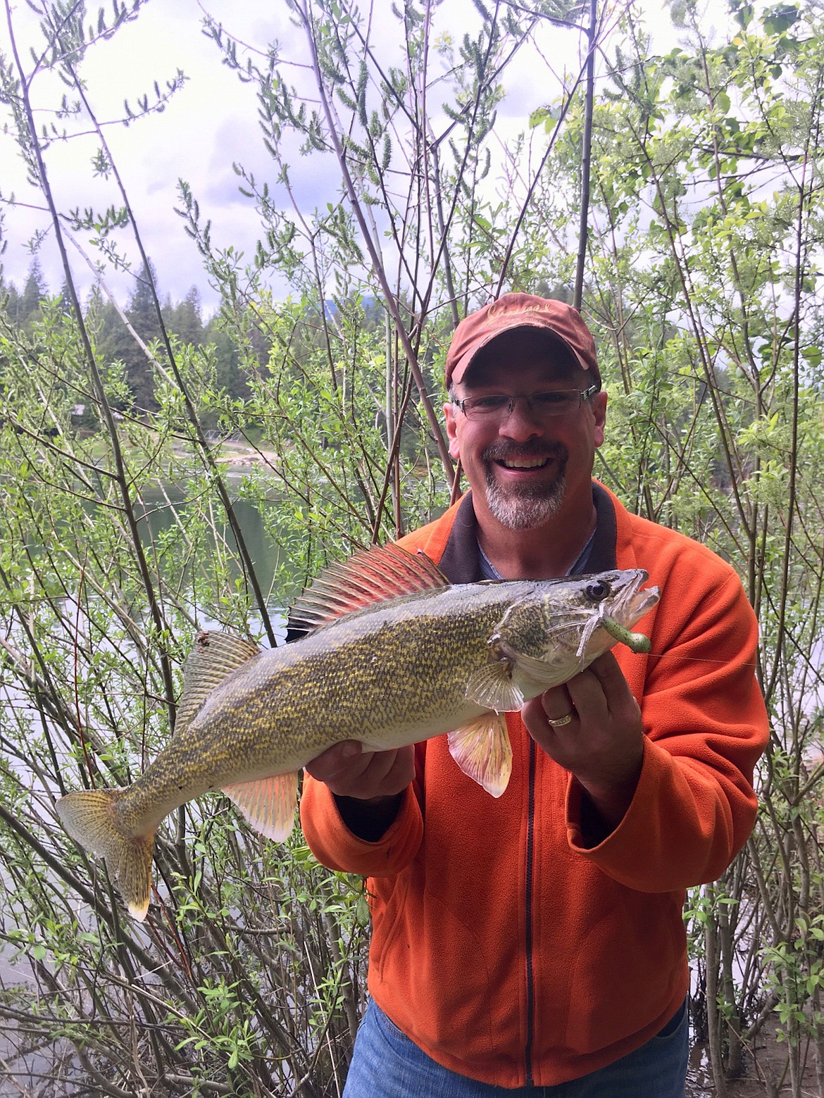 Mike Gordon of Sandpoint caught a tagged walleye that earned him $1,000.