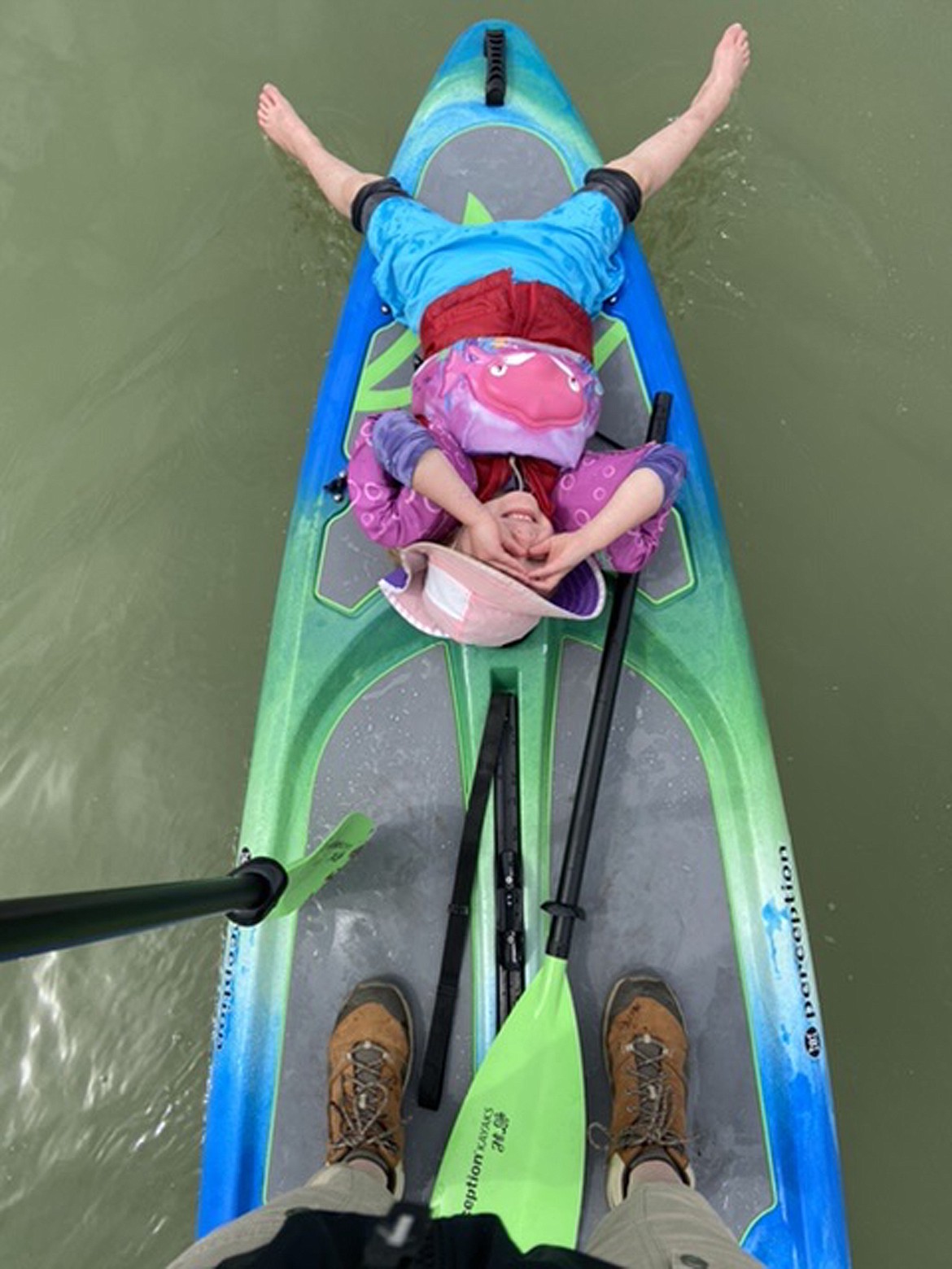 “Cold water, who cares!?” writes Dr. Jolee Stegemoller of North Idaho Animal Hospital after Stegemoller and daughter, Charlotte, enjoying a day out on the water. If you have a photo that you took that you would like to see run as a Best Shot or I Took The Bee send it in to the Bonner County Daily Bee, P.O. Box 159, Sandpoint, Idaho, 83864; or drop them off at 310 Church St., Sandpoint. You may also email your pictures in to the Bonner County Daily Bee along with your name, caption information, hometown and phone number to bcdailybee@bonnercountydailybee.com.