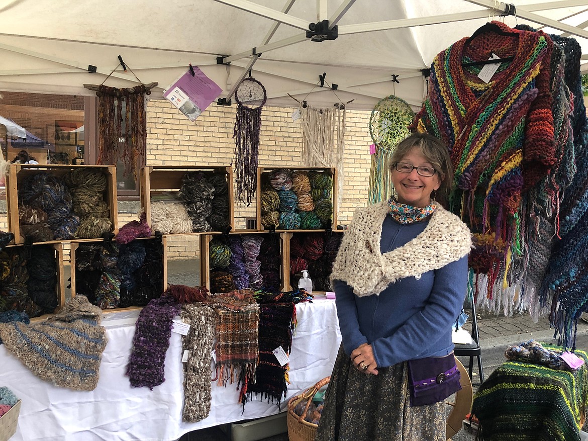 Juaquetta Holcomb is a local spinner and fiber artist who’s passionate about sourcing her fibers locally. [Photo by Elena Johnson]