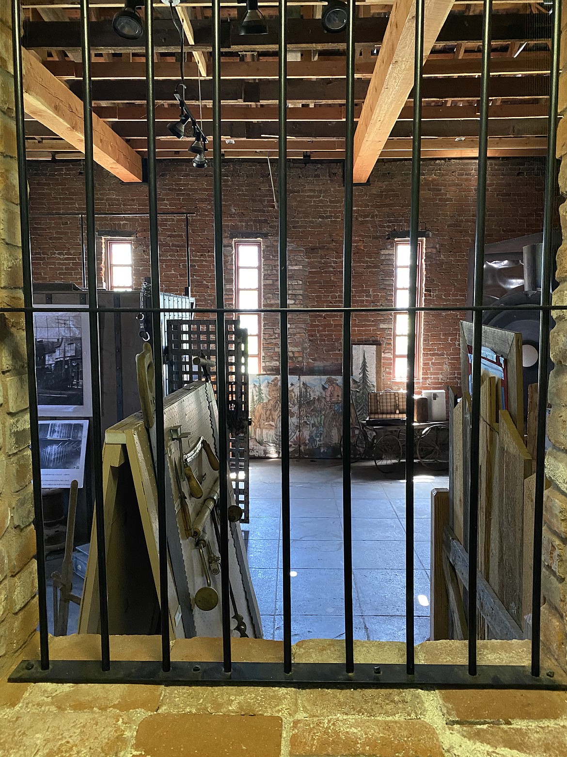 The classic wood and brick Kootenai County Jail Museum was restored in the early 2000s. (MADISON HARDY/Press)