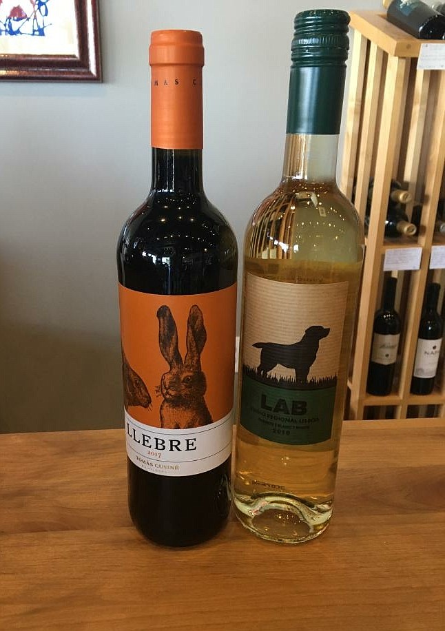 The Dinner Party is hosting an animal-themed wine tasting on Saturday to benefit the Kootenai Humane Society. Guests will have opportunities to test and purchase wines such as these, Llebre, featuring bunnies on the label, and Lab, featuring a Labrador retriever.