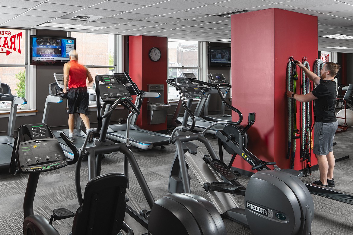 The fitness center at the Paulsen Center.