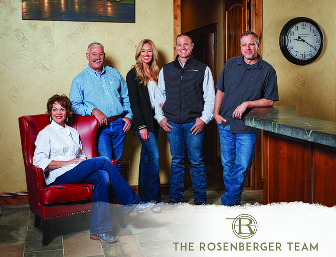 From left, Shelley Rosenberger, Ron Rosenberger, Breana Rosenberger, Blake Rosenberger and Tom Dickson.