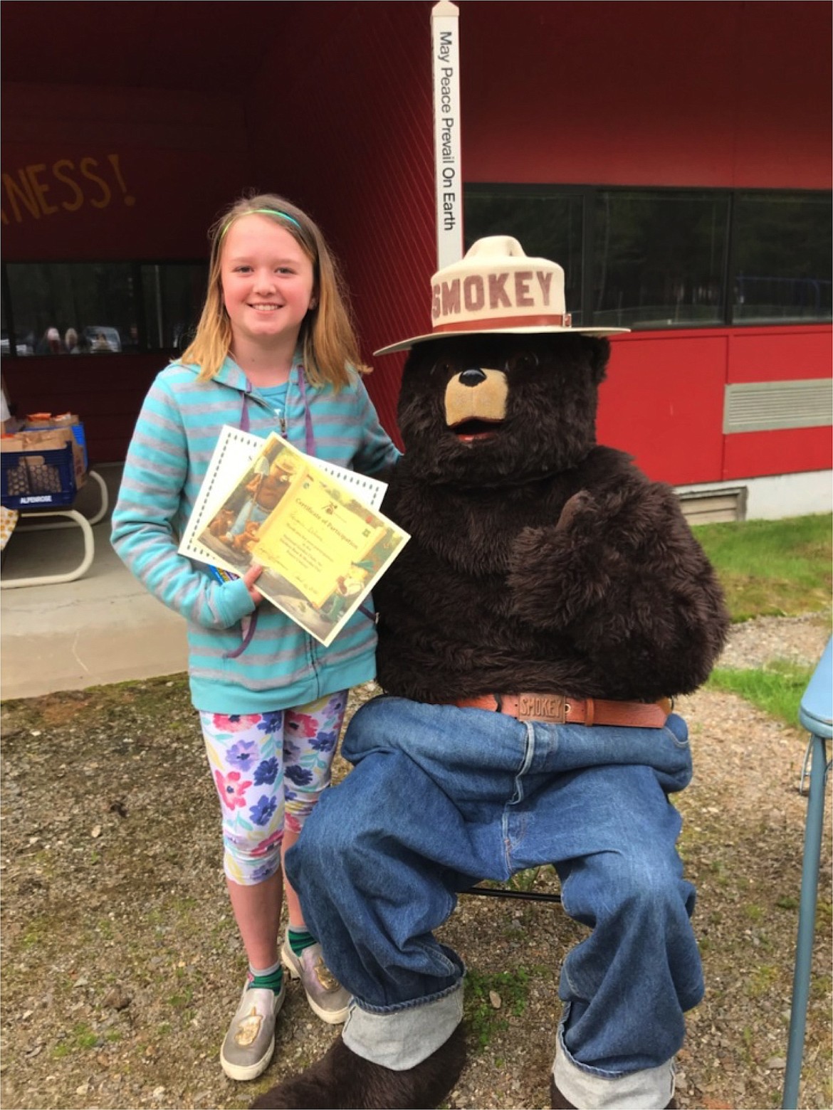 (Courtesy photo) 
 Abigail Eldore, fifth grade, won third place in the Idaho State Smokey/Woodsy Poster Contest.