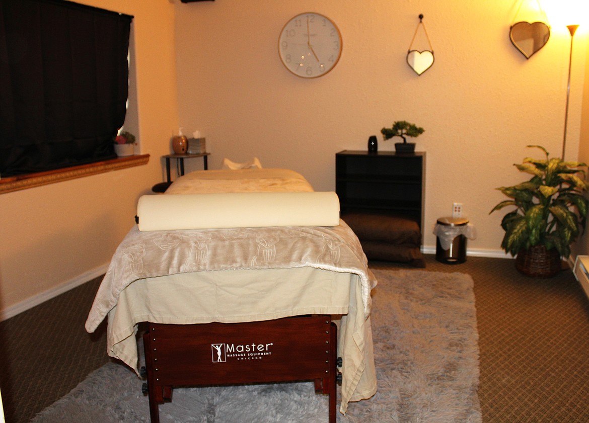 The interior of the new location of Holliday Hills Medical Massage and Spa is professionally outfitted with equipment and accoutrements to help clients in relaxation or focused therapeutic services.