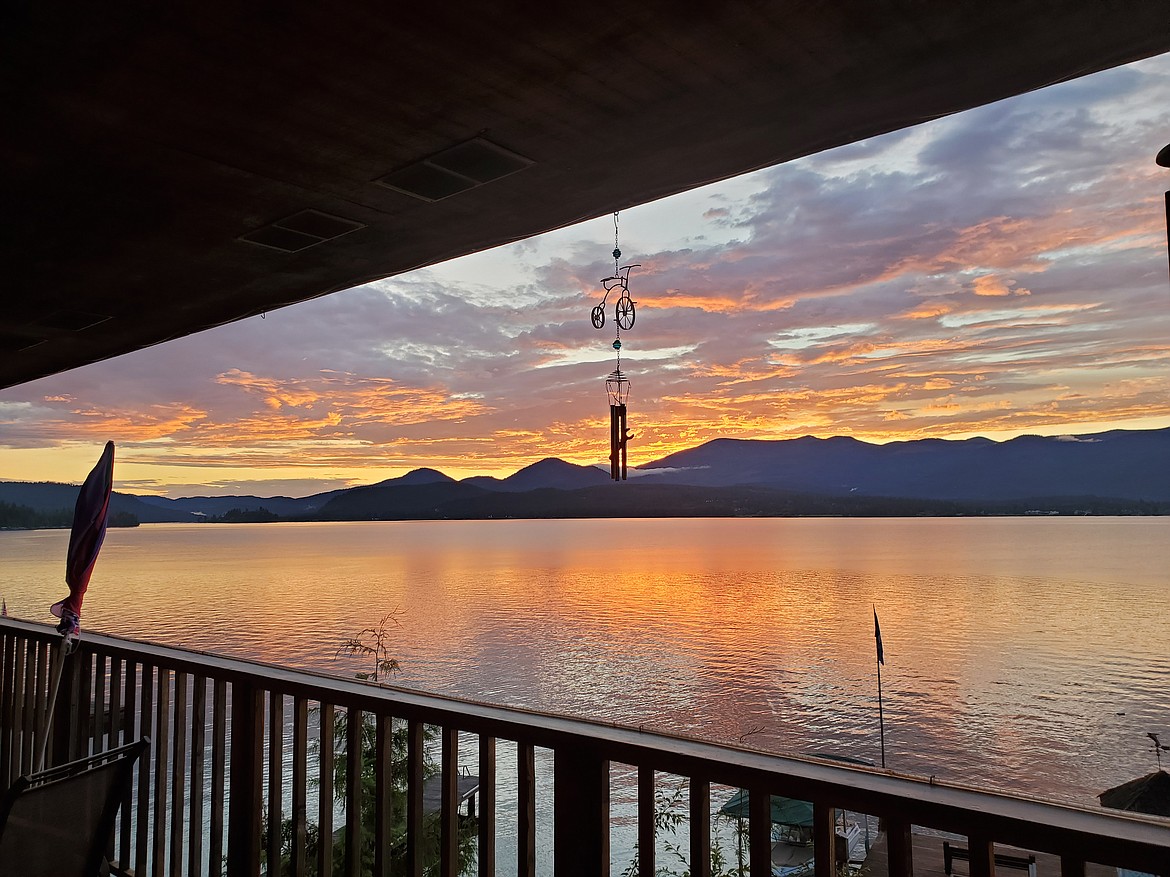 Connie McCrery captured this Best Shot of a spectacular sunset on the Pend Oreille River on June 12. If you have a photo that you took that you would like to see run as a Best Shot or I Took The Bee send it in to the Bonner County Daily Bee, P.O. Box 159, Sandpoint, Idaho, 83864; or drop them off at 310 Church St., Sandpoint. You may also email your pictures in to the Bonner County Daily Bee along with your name, caption information, hometown and phone number to bcdailybee@bonnercountydailybee.com.