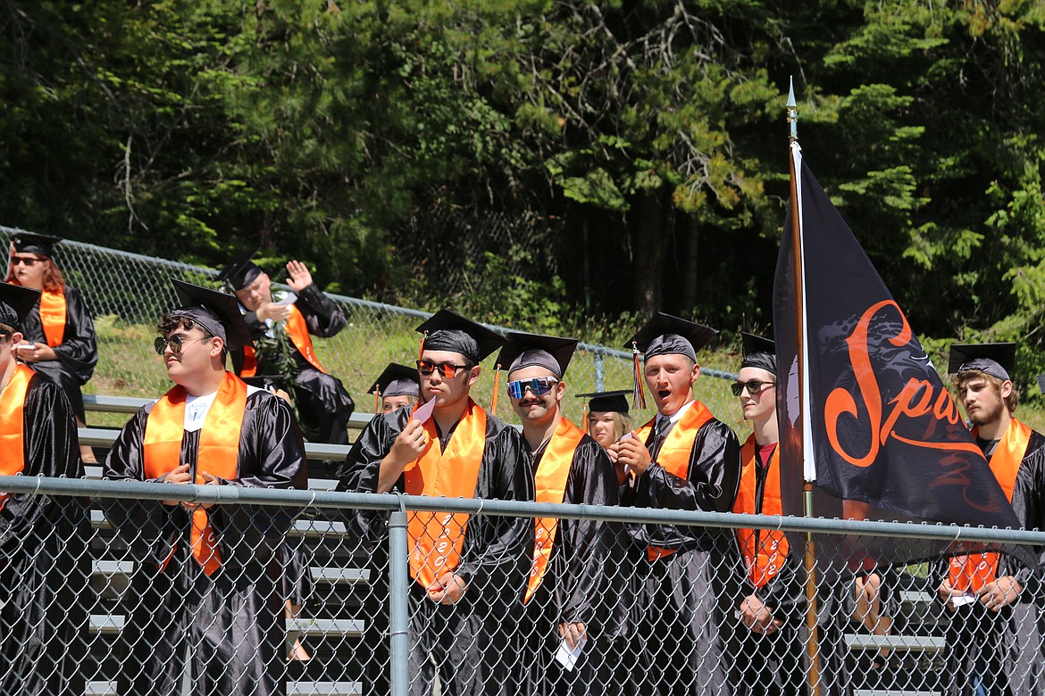 (Photo by ALY DE ANGELUS) 
 Priest River Lamanna High School celebrated their senior students in a socially distanced, COVID-19 approved graduation on July 11 at 10 a.m. PRLHS held the final graduation of the season, and the only school in Bonner County to have wait for a "traditional" outdoor-style event.