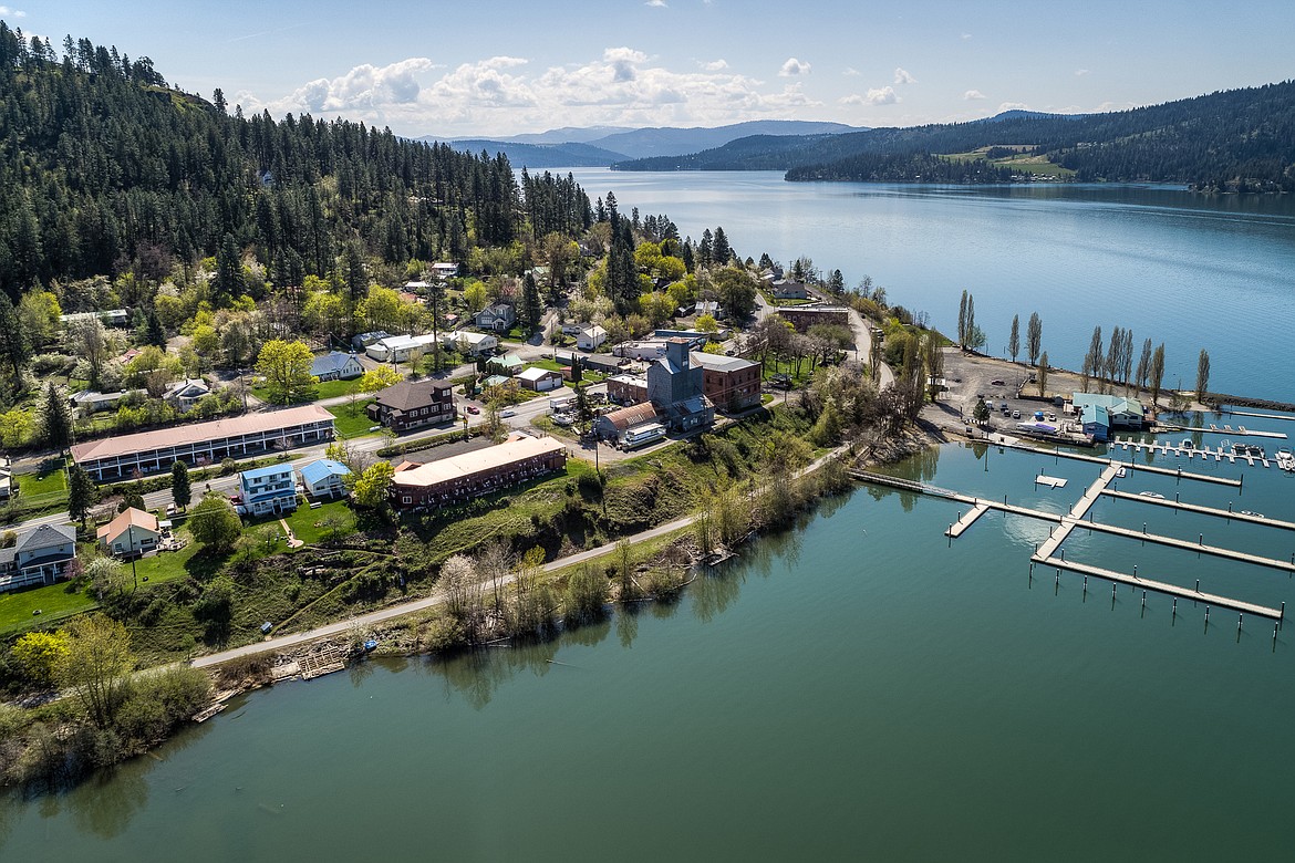 Harrison can be accessed by boat, car or bike — the Trail of the Coeur d’Alenes runs through town.